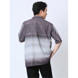 グラデーション オープンカラー半袖シャツ | TAKA-Q MEN | 詳細画像3 