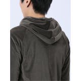 ヘリンボンベロア フルジップシャツアウター(セットアップ可能) | TAKA-Q MEN | 詳細画像9 