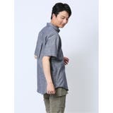 綿シャンブレー ボタンダウン半袖シャツ | TAKA-Q MEN | 詳細画像35 