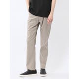 33ベージュ | クロスストレッチ+クール スリムパンツ ツイル | TAKA-Q MEN