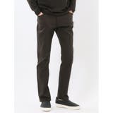 30茶 | クロスストレッチ スリムパンツ ヘリンボン | TAKA-Q MEN