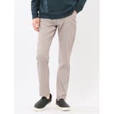 33ベージュ | クロスストレッチ スリムパンツ ヘリンボン | TAKA-Q MEN