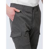 接触冷感ストレッチ トラウザースリムカーゴパンツ | TAKA-Q MEN | 詳細画像21 