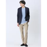 接触冷感ストレッチ トラウザースリムカーゴパンツ | TAKA-Q MEN | 詳細画像38 