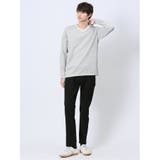 クロスストレッチ スリムパンツ ツイル黒 | TAKA-Q MEN | 詳細画像5