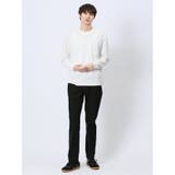 クロスストレッチ スリムパンツ ピンヘッド黒 | TAKA-Q MEN | 詳細画像4