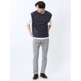 クロスストレッチ+クール スリムパンツ グレンチェック | TAKA-Q MEN | 詳細画像5