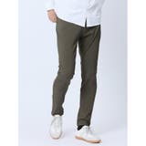 ハイパーストレッチ スリムパンツ カーキ | TAKA-Q MEN | 詳細画像1