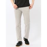 33ベージュ | クロスストレッチ スリムパンツ コードレーン | TAKA-Q MEN