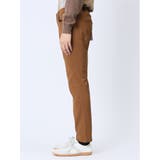 クロスストレッチ+ウォーム スリムパンツ こげ茶 | TAKA-Q MEN | 詳細画像6