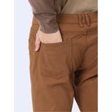 クロスストレッチ+ウォーム スリムパンツ こげ茶 | TAKA-Q MEN | 詳細画像9