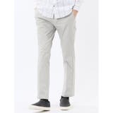 03ライトグレー | クロスストレッチ トラウザーパンツ ツイル | TAKA-Q MEN