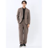 カットツイル イージー トラウザーパンツ(セットアップ可能) | TAKA-Q MEN | 詳細画像14 