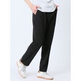 05黒 | ModernRelax ストレッチ トラウザーパンツ | TAKA-Q MEN