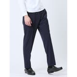 76青 | ModernRelax ストレッチ トラウザーパンツ | TAKA-Q MEN