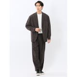 ストレッチ ナチュラルワッシャー ワンタックパンツ(セットアップ可能) | TAKA-Q MEN | 詳細画像24 