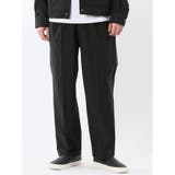 05黒 | 撥水ストレッチ ワイドテーパードパンツ(セットアップ可能) | TAKA-Q MEN