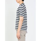 ミックスボーダー クルーネック半袖Tシャツ | TAKA-Q MEN | 詳細画像6 