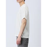 タックストライプ フェイクVネック半袖Tシャツ | TAKA-Q MEN | 詳細画像15 