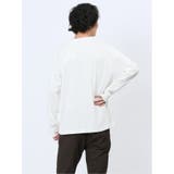 リンクスアーガイル フェイクVネック長袖Tシャツ | TAKA-Q MEN | 詳細画像3 