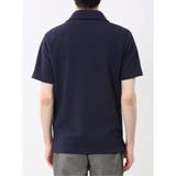 ふくれジャガード スキッパー半袖ポロシャツ | TAKA-Q MEN | 詳細画像32 
