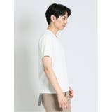 ケーブル切替 Vネック半袖Tシャツ | TAKA-Q MEN | 詳細画像14
