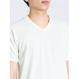 ケーブル切替 Vネック半袖Tシャツ | TAKA-Q MEN | 詳細画像18