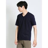 ケーブル切替 Vネック半袖Tシャツ | TAKA-Q MEN | 詳細画像30