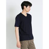 ケーブル切替 Vネック半袖Tシャツ | TAKA-Q MEN | 詳細画像32