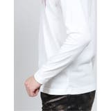 デザイン刺繍ロゴ Vネック長袖Tシャツ | TAKA-Q MEN | 詳細画像4