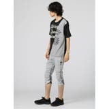 切替カレッジ クルーネック半袖ルーズTシャツ | TAKA-Q MEN | 詳細画像13 