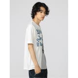 切替カレッジ クルーネック半袖ルーズTシャツ | TAKA-Q MEN | 詳細画像17 