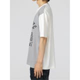 切替カレッジ クルーネック半袖ルーズTシャツ | TAKA-Q MEN | 詳細画像20 