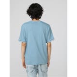切替カレッジ Vネック半袖ルーズTシャツ | TAKA-Q MEN | 詳細画像3 