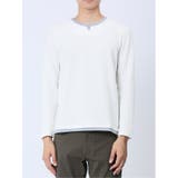 メランジ フェイクキーネック 長袖ニットソー | TAKA-Q MEN | 詳細画像5 