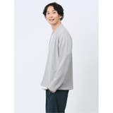 メランジジャガード ボタンレスカーディガン | TAKA-Q MEN | 詳細画像2 