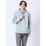 06グレー | ふくれジャガード 長袖プルパーカー | TAKA-Q MEN