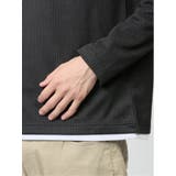 マイクロヘリンボンジャガード Vネック長袖Tシャツ | TAKA-Q MEN | 詳細画像10