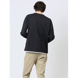 マイクロヘリンボンジャガード Vネック長袖Tシャツ | TAKA-Q MEN | 詳細画像23