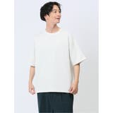 ランダムジャガード クルーネック半袖Tシャツ | TAKA-Q MEN | 詳細画像1