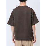 ランダムジャガード クルーネック半袖Tシャツ | TAKA-Q MEN | 詳細画像17