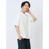 ランダムジャガード クルーネック半袖Tシャツ | TAKA-Q MEN | 詳細画像4