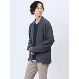 ワッフルニットソー ボタンレスカーディガン | TAKA-Q MEN | 詳細画像2 