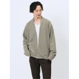 33ベージュ | ワッフルニットソー ボタンレスカーディガン | TAKA-Q MEN