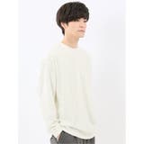 ストレッチ ワッフル クルー長袖プルオーバー | TAKA-Q MEN | 詳細画像4 