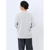 ふくれケーブル クルーネック長袖Tシャツ | TAKA-Q MEN | 詳細画像3