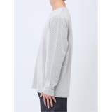 ふくれケーブル クルーネック長袖Tシャツ | TAKA-Q MEN | 詳細画像7