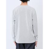 ふくれケーブル クルーネック長袖Tシャツ | TAKA-Q MEN | 詳細画像8