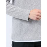 ヘリンボンジャガード フェイククルーネック長袖Tシャツ | TAKA-Q MEN | 詳細画像31 