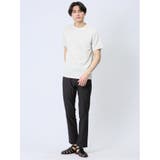 メッシュ 裏ボーダー クルーネック半袖Tシャツ | TAKA-Q MEN | 詳細画像11
